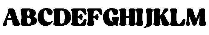 TBJ Sugaria Vintage Bold Font UPPERCASE