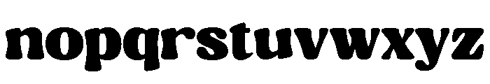 TBJ Sugaria Vintage Bold Font LOWERCASE