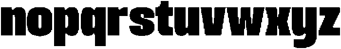 TBJ Dogmu Thick otf (400) Font LOWERCASE