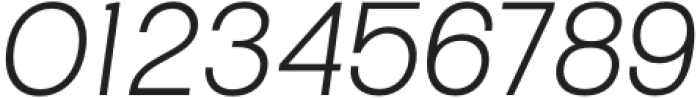 TBJ Endgraph Essential Extra Light Italic otf (200) Font OTHER CHARS