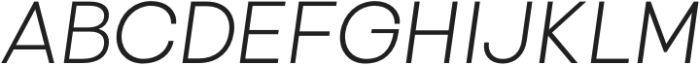 TBJ Endgraph Essential Extra Light Italic otf (200) Font
