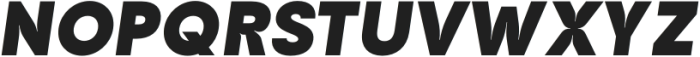 TBJ Endgraph Trapline Extra Bold Italic otf (700) Font UPPERCASE