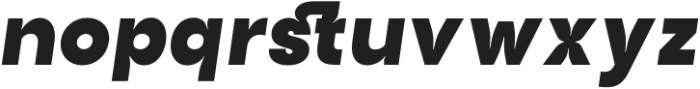 TBJ Endgraph Trapline Extra Bold Italic otf (700) Font LOWERCASE