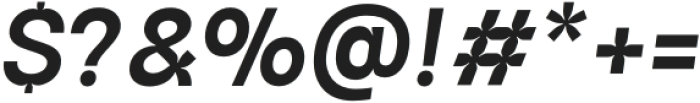 TBJ Endgraph Trapline Medium Italic otf (500) Font OTHER CHARS