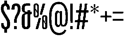 TBJ Gobank Light otf (300) Font OTHER CHARS