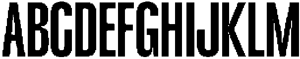 TBJ Gobank Regular otf (400) Font UPPERCASE