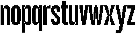 TBJ Gobank Regular otf (400) Font LOWERCASE