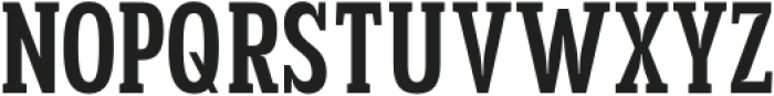 TBJ Goslap Display Condensed Regular otf (400) Font UPPERCASE