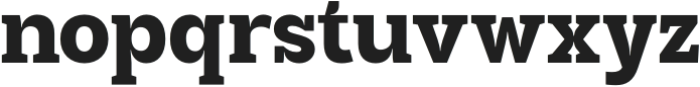 TBJ Goslap Display Normal Extra Bold otf (400) Font LOWERCASE