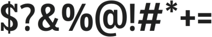 TBJ Goslap Display Semi Condensed Regular otf (400) Font OTHER CHARS