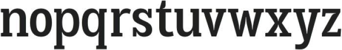 TBJ Goslap Display Semi Condensed Regular otf (400) Font LOWERCASE