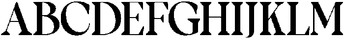 TBJ One of a kind Sharp Regular otf (400) Font UPPERCASE