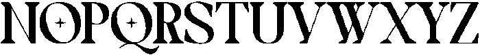 TBJ One of a kind Sharp Regular otf (400) Font LOWERCASE