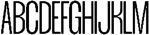 TBJ margin condensed Extra Light otf (200) Font UPPERCASE