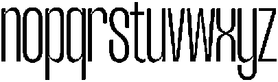 TBJ margin condensed Extra Light otf (200) Font LOWERCASE
