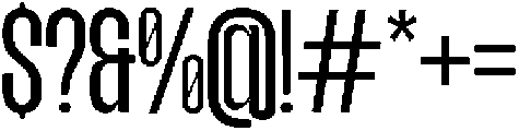 TBJ margin condensed Light otf (300) Font OTHER CHARS