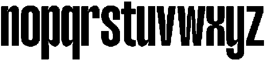TBJ margin condensed Semi Bold otf (600) Font LOWERCASE