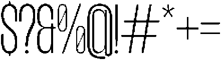 TBJ margin condensed Thin otf (100) Font OTHER CHARS