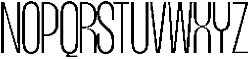 TBJ margin condensed Thin otf (100) Font UPPERCASE