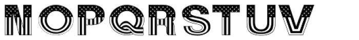 TB Stars And Stripes Bold Font UPPERCASE