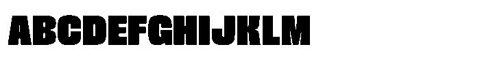 TBJ Dogmu Fat Font UPPERCASE