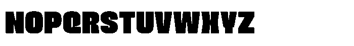 TBJ Dogmu Fat Font UPPERCASE
