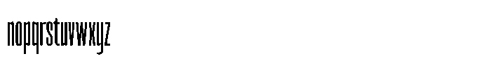 TBJ Dogmu Skinny Font LOWERCASE