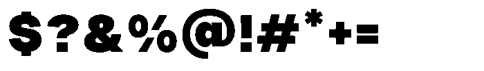TBJ Elvaro Black Font OTHER CHARS