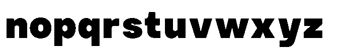 TBJ Elvaro Black Font LOWERCASE