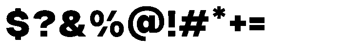 TBJ Elvaro Extra Bold Font OTHER CHARS