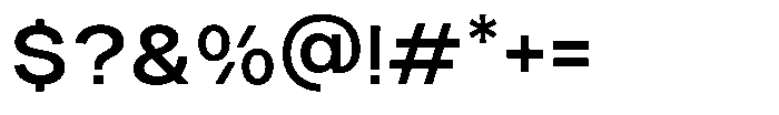 TBJ Elvaro Medium Font OTHER CHARS
