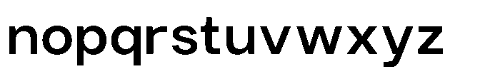 TBJ Elvaro Medium Font LOWERCASE
