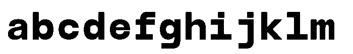 TBJ Felium Mono Bold FONT