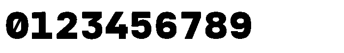 TBJ Felium Mono Extra Bold Font OTHER CHARS