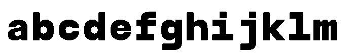 TBJ Felium Mono Extra Bold FONT