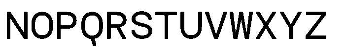 TBJ Felium Mono Regular Font UPPERCASE