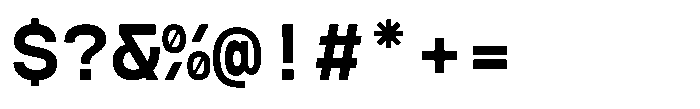 TBJ Felium Mono Semi Bold Font OTHER CHARS