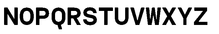 TBJ Felium Mono Semi Bold Font UPPERCASE