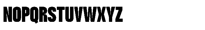 TBJ Gobank Bold Font UPPERCASE