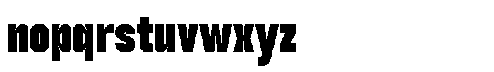 TBJ Gobank Extra Bold Font LOWERCASE