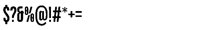 TBJ Gobank Regular Font OTHER CHARS