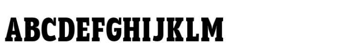 TBJ Goslap Display Condensed Extra Bold Font UPPERCASE
