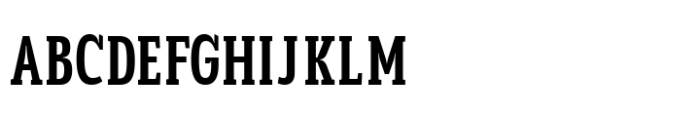 TBJ Goslap Display Condensed Regular Font UPPERCASE