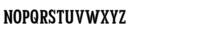TBJ Goslap Display Condensed Regular Font UPPERCASE
