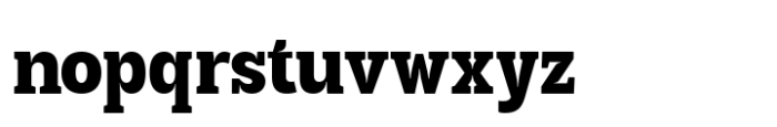 TBJ Goslap Display Semi Condensed Extra Bold Font LOWERCASE