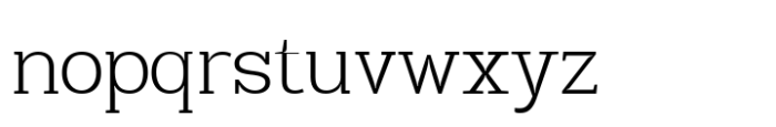 TBJ Goslap Display Thin Font LOWERCASE