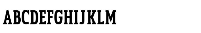 TBJ Goslap Text Condensed Regular Font UPPERCASE