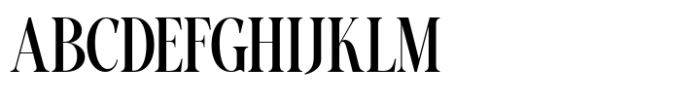 TBJ Malibu Condensed Serif Medium Font UPPERCASE