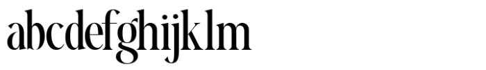 TBJ Malibu Condensed Serif Medium FONT