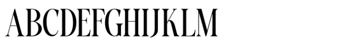 TBJ Malibu Condensed Serif Regular Font UPPERCASE